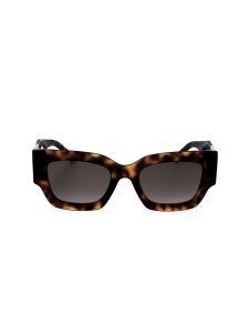 Jimmy Choo Damskie okulary przeciwsłoneczne w kolorze jasnobrązowo-czarnym rozmiar: 51. Brązowe okulary przeciwsłoneczne JIMMY CHOO. Za 434,95 zł.