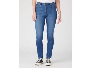 WRANGLER HIGH SKINNY DAMSKIE SPODNIE JEANSOWE JEANSY EUPHORIA W27HCK43J 112328881. Rurki Wrangler, z jeansu. Za 239,99 zł.