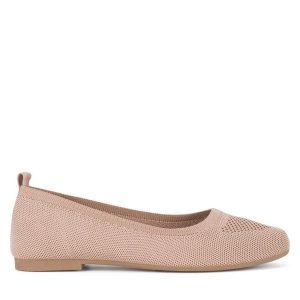 Baleriny Clara Barson. Brązowe balerinki Clara Barson, bez wzorów, bez obcasa, bez zapięcia. Za 69,99 zł.