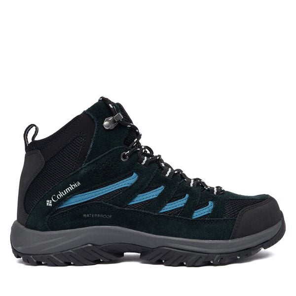 Trekkingi Columbia. Czarne buty sportowe Columbia, bez wzorów, bez zapięcia, trekkingowe. Za 349,99 zł.
