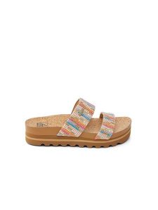 Reef Klapki "Cushion Vista" ze wzorem rozmiar: 39. Klapki Reef, bez wzorów, z bawełny, z otwartym noskiem, bez obcasa, na platformie. Za 285,95 zł.