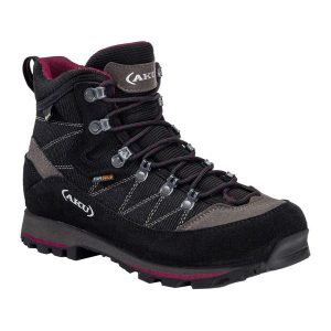 Buty trekkingowe damskie AKU Trekker Lite III GTX. Czarne buty trekkingowe Aku, bez zapięcia. Za 524,99 zł.