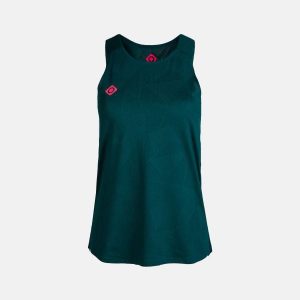 Techniczny top GENOVA, oddychający i szybkoschnący. Zielone topy Izas, l, bez wzorów, casualowe, bez kołnierzyka, bez ramiączek. Za 160,83 zł.