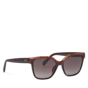 Okulary przeciwsłoneczne Fossil. Brązowe okulary przeciwsłoneczne Fossil. Za 249,99 zł.