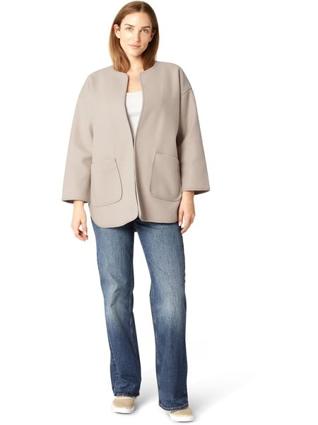 Ilse Jacobsen Kurtka przejściowa w kolorze beżowym rozmiar: 38. Brązowe kurtki Ilse Jacobsen, bez wzorów, bez kaptura. Za 173,99 zł.