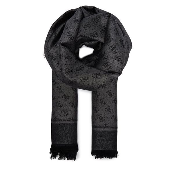 Szal Guess. Czarne szaliki Guess, z aplikacjami. Za 239,99 zł.