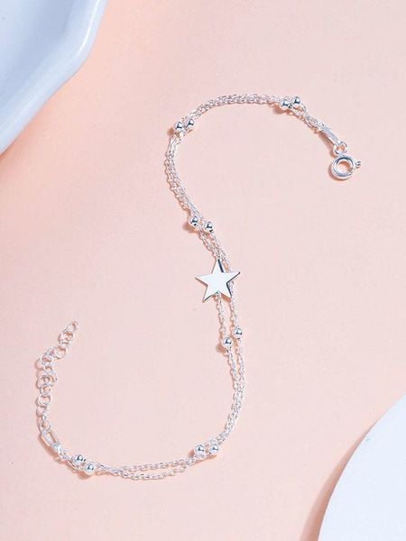 Heliophilia Srebrna bransoletka z elementem ozdobnym rozmiar: onesize. Szare bransoletki Heliophilia, srebrne. Za 56,99 zł.