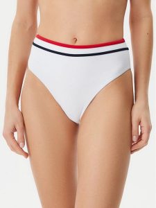 Tommy Hilfiger Dół od bikini UW0UW05834 Biały. Białe bikini TOMMY HILFIGER, bez wzorów, z syntetyku. Za 129,99 zł.