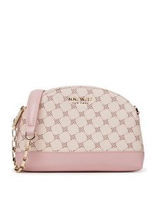 Nine West Torebka JH6392-NW Beżowy. Brązowe torebki klasyczne Nine West, bez wzorów, z materiału, bez dodatków. Za 169,99 zł.