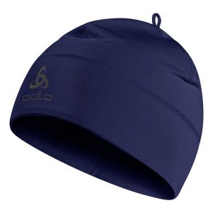 Czapka Odlo Hat POLYKNIT WARM. Niebieskie czapki ODLO, bez wzorów, sportowe. Za 119,99 zł.