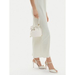 Torebka GINO ROSSI. Białe torebki klasyczne Gino Rossi, bez wzorów, bez dodatków. Za 299,99 zł.