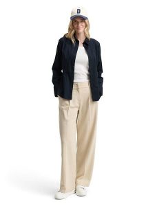 Tom Tailor Koszula w kolorze granatowym rozmiar: 34. Niebieskie koszule Tom Tailor, bez wzorów, bez kołnierzyka, bez ramiączek. Za 74,46 zł.