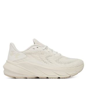 Buty do biegania Under Armour. Białe buty sportowe Under Armour, bez wzorów, bez zapięcia, do biegania. Za 399,99 zł.