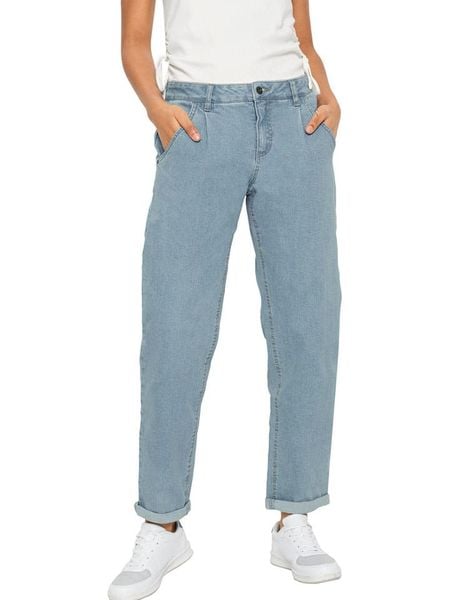 WITT WEIDEN Dżinsy - Boyfriend fit - w kolorze błękitnym rozmiar: 52. Czerwone jeansy WITT WEIDEN, bez wzorów. Za 43,99 zł.