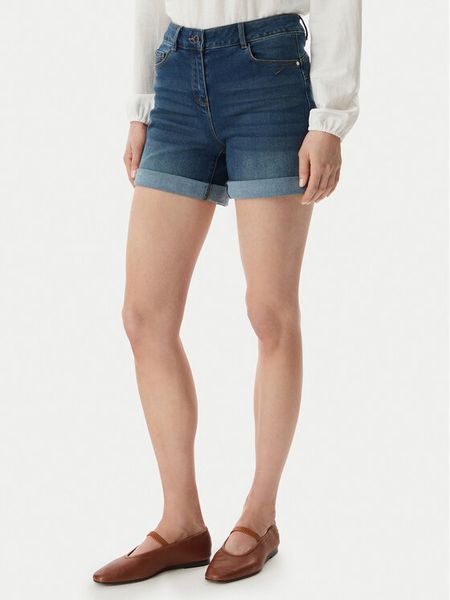 Morgan Szorty jeansowe 241-SHAKU Niebieski Regular Fit. Niebieskie szorty Morgan, bez wzorów, z bawełny. Za 169,99 zł.
