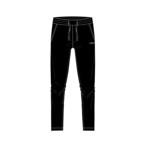 Spodnie sportowe damskie CMP 34L0736U901. Czarne spodnie dresowe CMP, l, bez wzorów, z materiału. Za 393,00 zł.