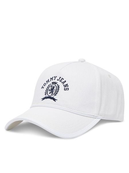 Tommy Jeans Czapka z daszkiem Cool Summer AW0AW17315 Écru. Czapki Tommy Jeans, bez wzorów, z bawełny. Za 89,99 zł.