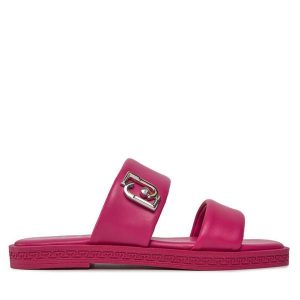 Klapki Liu Jo. Czerwone klapki Liu Jo, bez wzorów, bez obcasa. Za 349,99 zł.