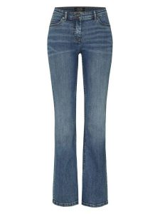 Toni Dżinsy - Bootcut fit - w kolorze niebieskim rozmiar: 36. Niebieskie jeansy Toni, z aplikacjami, ze skóry, z podwyższonym stanem. Za 152,99 zł.