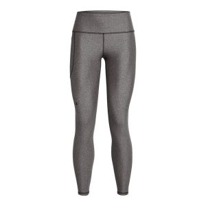 Długie legginsy damskie z wysokim stanem Under Armour HeatGear®. Czarne legginsy Under Armour, bez wzorów, z materiału, z podwyższonym stanem, długie. Za 276,50 zł.