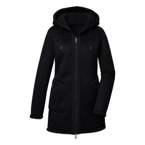 Parka damska z kapturem Killtec GW 63. Czarne kurtki KILLTEC, na zimę, bez wzorów, z kapturem. Za 513,95 zł.