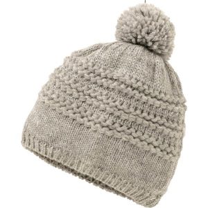 Czapka z pomponem i metaliczną nitką bonprix szary. Czapki marki bonprix. Za 34,99 zł.
