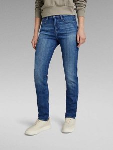 G-Star Dżinsy - Slim fit - w kolorze niebieskim rozmiar: W26/L30. Niebieskie jeansy G-Star, z aplikacjami. Za 180,06 zł.