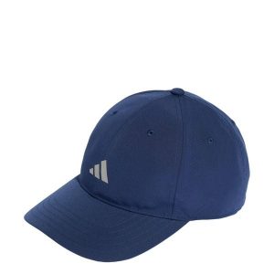 Czapka Z Daszkiem Running Essential Climacool 6 Panel. Niebieskie czapki ADIDAS, bez wzorów. Za 109,00 zł.