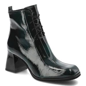 Zielone Botki Clasicco Skórzane Ocieplane Buty Damskie. Zielone botki Clasicco, bez wzorów, ze skóry, bez obcasa, na obcasie, bez zapięcia. Za 389,00 zł.
