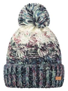 Barts Czapka "Iska" w kolorze granatowym rozmiar: onesize. Niebieskie czapki Barts, z aplikacjami, ze splotem. Za 135,17 zł.