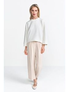 Rich & Royal Bluza w kolorze białym rozmiar: L. Białe bluzy Rich & Royal, l, bez wzorów, bez kaptura. Za 254,95 zł.