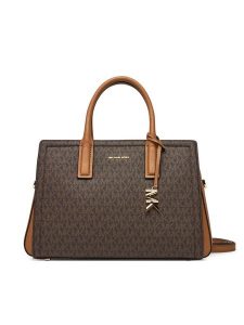 MICHAEL Michael Kors Torebka Laila 30R5G9IS6B Brązowy. Brązowe kuferki MICHAEL Michael Kors, bez wzorów, z materiału, bez dodatków. Za 1 329,00 zł.