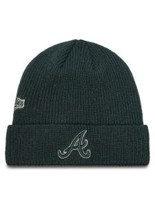 New Era Czapka Atlanta Braves World Series Patch Cuff Knit Beanie 60580730 Zielony. Zielone czapki New Era, bez wzorów. Za 129,99 zł.