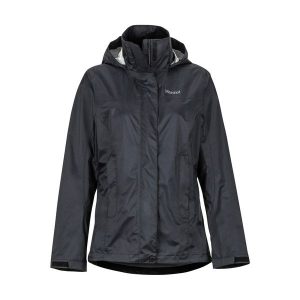 Kurtka przeciwdeszczowa damska Marmot PreCip Eco Jacket. Czarne kurtki Marmot, xl, bez wzorów, bez kaptura. Za 419,99 zł.