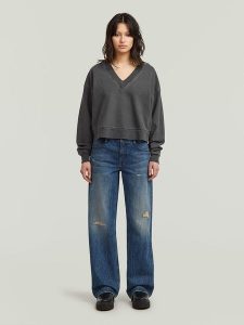 G-Star Bluza w kolorze szarym rozmiar: XL. Szare bluzy G-Star, xl, bez wzorów, z bawełny, bez kaptura. Za 189,95 zł.