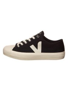 Veja Sneakersy "Wata II Low" w kolorze kremowo-czarnym rozmiar: 37. Brązowe trampki Veja, bez wzorów, bez zapięcia. Za 404,10 zł.
