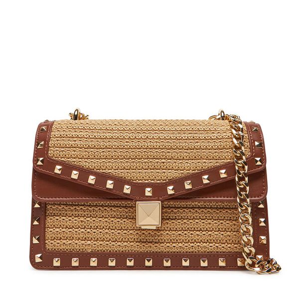 Torebka Steve Madden. Brązowe torebki klasyczne Steve Madden, bez wzorów, bez dodatków. Za 289,99 zł.