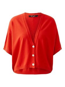 Miss Lagotte Kardigan w kolorze czerwonym rozmiar: 40. Czerwone swetry oversize Miss Lagotte, bez wzorów, bez ramiączek. Za 165,99 zł.