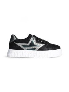 Liu Jo Skórzane sneakersy w kolorze czarnym rozmiar: 40. Czarne trampki Liu Jo, bez wzorów, bez zapięcia. Za 382,13 zł.