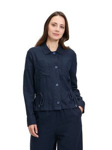 BETTY & CO Kurtka przejściowa w kolorze granatowym rozmiar: 44. Niebieskie kurtki Betty & Co, bez wzorów, bez kaptura. Za 149,45 zł.
