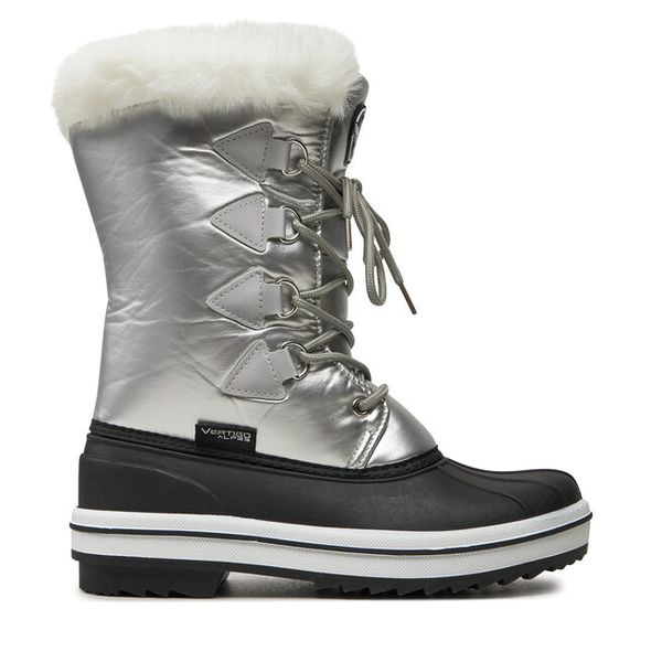 Śniegowce Vertigo Alpes. Szare buty zimowe Vertigo Alpes, bez obcasa, bez zapięcia. Za 179,99 zł.