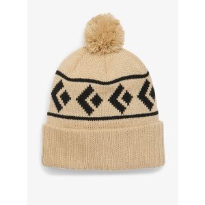 Czapka zimowa Black Diamond Tom Pom Beanie - pine smoke. Brązowe czapki Black Diamond, bez wzorów, sportowe. Za 109,99 zł.