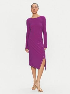 Joseph Ribkoff Sukienka codzienna 243267 Fioletowy Regular Fit. Fioletowe kombinezony Joseph Ribkoff, na co dzień, bez wzorów, z syntetyku, bez kołnierzyka, bez ramiączek, proste. Za 669,99 zł.