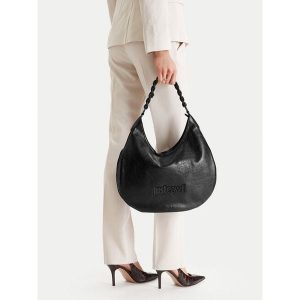 Torebka Just Cavalli. Czarne torebki klasyczne Just Cavalli, bez wzorów, bez dodatków. Za 685,99 zł.