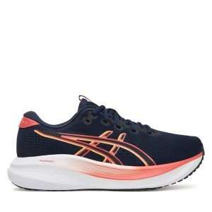 Buty do biegania Asics. Niebieskie buty sportowe ASICS, bez wzorów, bez zapięcia, do biegania. Za 299,99 zł.