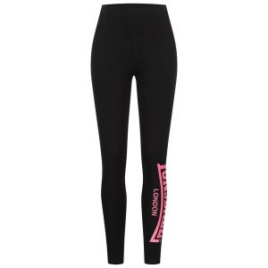 Damskie legginsy Lonsdale Merridge. Czarne legginsy Lonsdale, bez wzorów, z bawełny. Za 157,50 zł.