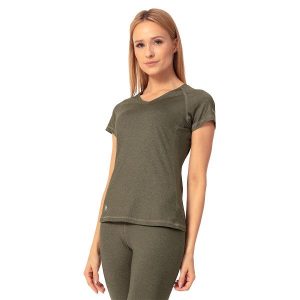 Koszulka termoaktywna turystyczna Tagart California Lady Olive ochrona UV. Zielone bluzki tagart, bez wzorów, bez ramiączek. Za 209,00 zł.