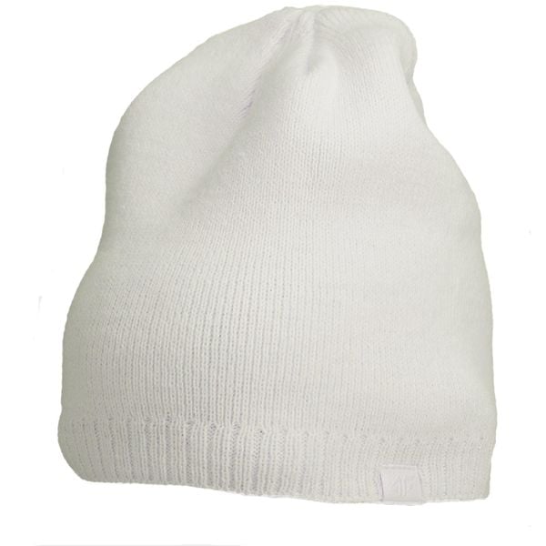 Czapka Damska 4F. Białe czapki 4f, bez wzorów, wakacyjne. Za 54,99 zł.