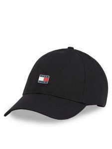Tommy Jeans Czapka z daszkiem Tjw Heritage Plaque Cap AW0AW16986 Czarny. Czarne czapki Tommy Jeans, bez wzorów, z bawełny. Za 89,99 zł.