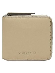 Liebeskind Berlin Skórzany portfel w kolorze beżowym - 11 x 10 x 2 cm rozmiar: onesize. Brązowe portfele Liebeskind Berlin, bez wzorów, z materiału. Za 199,95 zł.